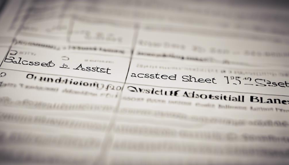 analyzing classified balance sheets