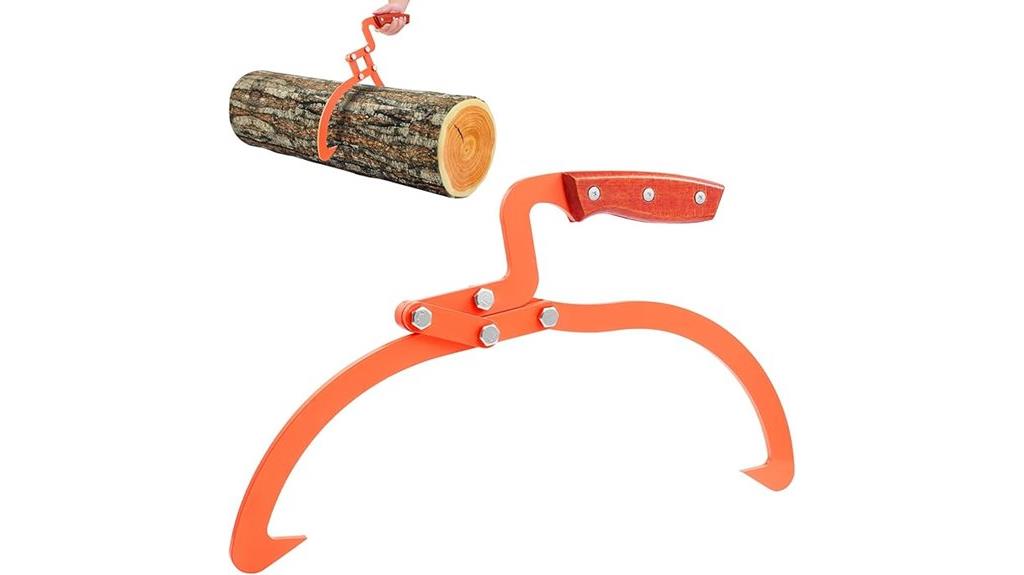 20 inch stainless log tongs