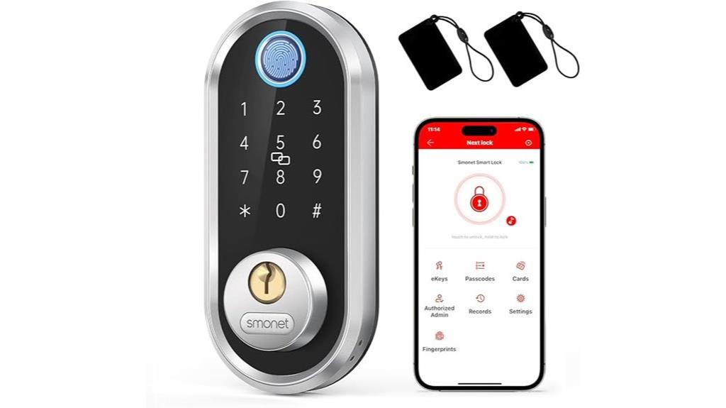 fingerprint app controlled lock