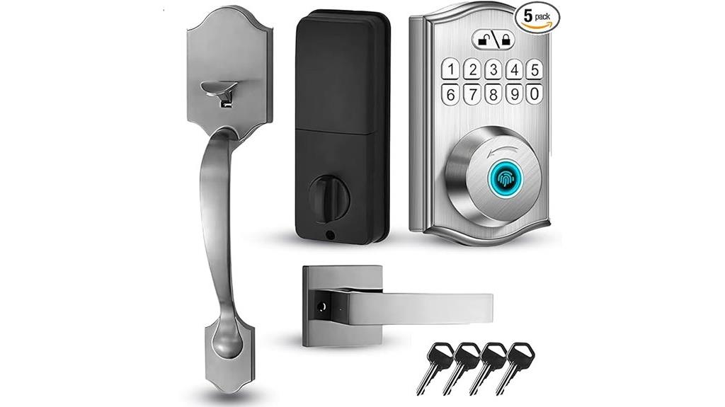 fingerprint keypad keyless entry