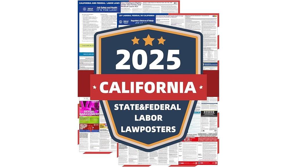 labor law poster laminated