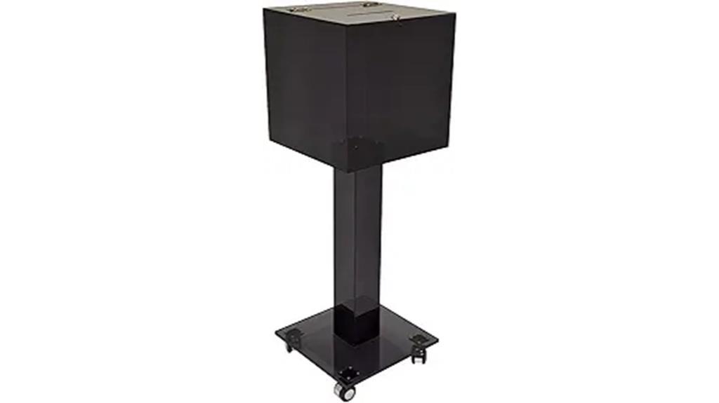 large acrylic donation box