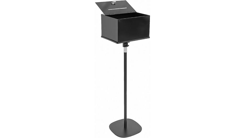 robust standing locking box