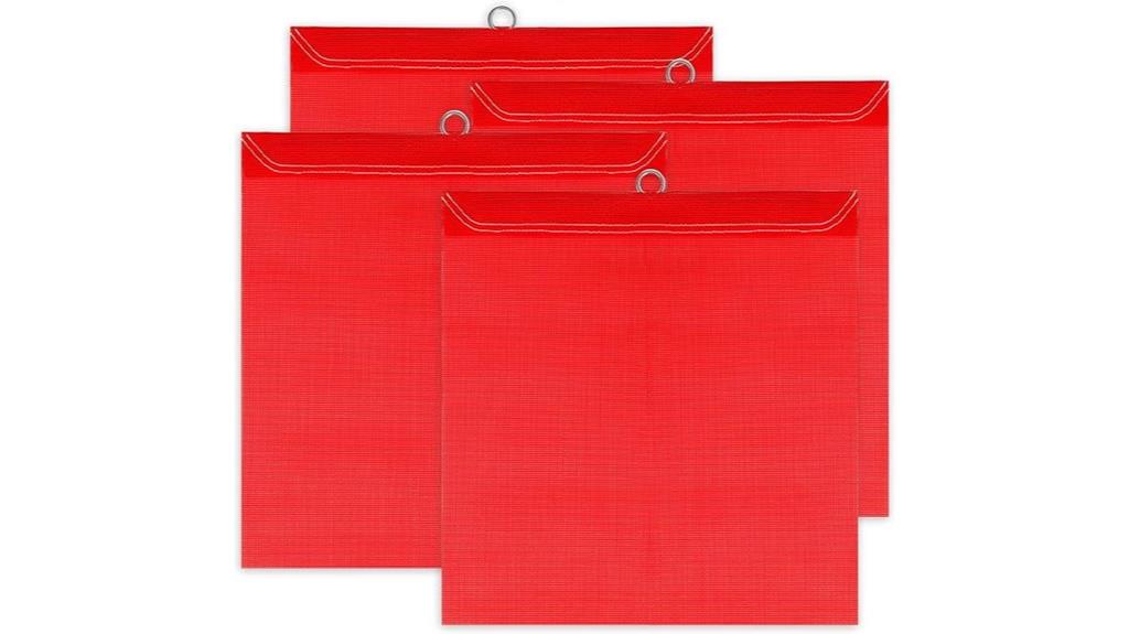 safety flags with wire