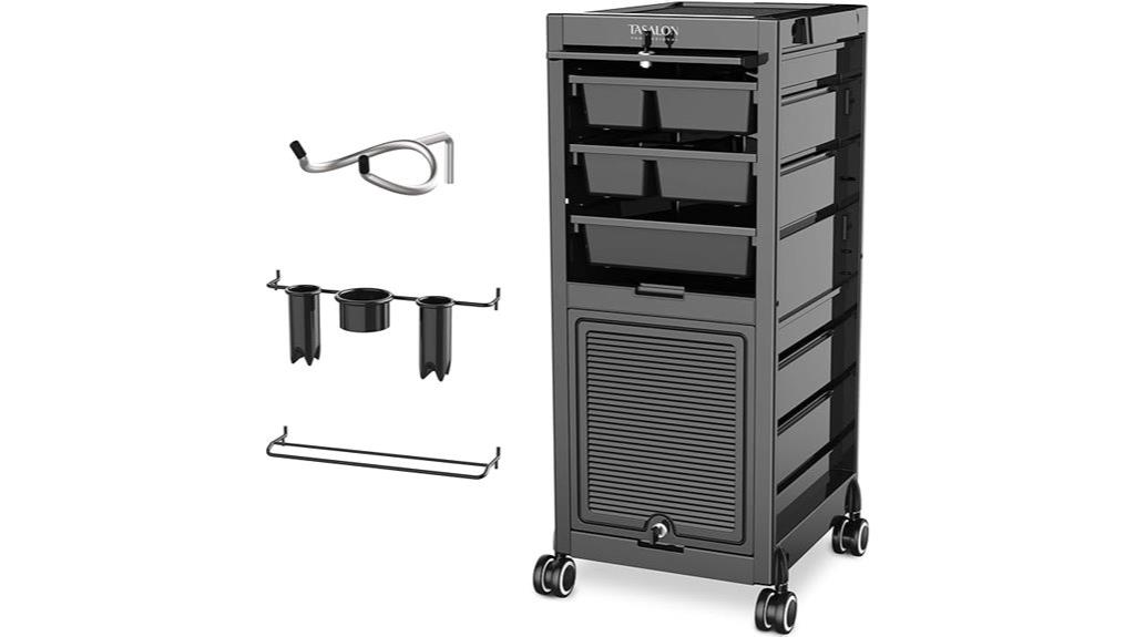 salon trolley with drawers