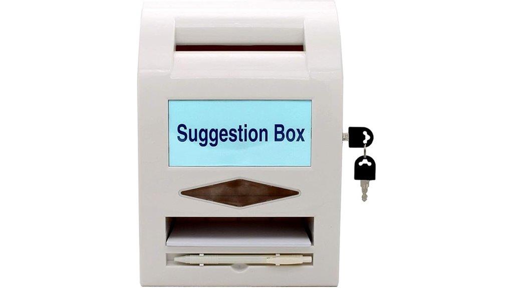 secure lockable pen box