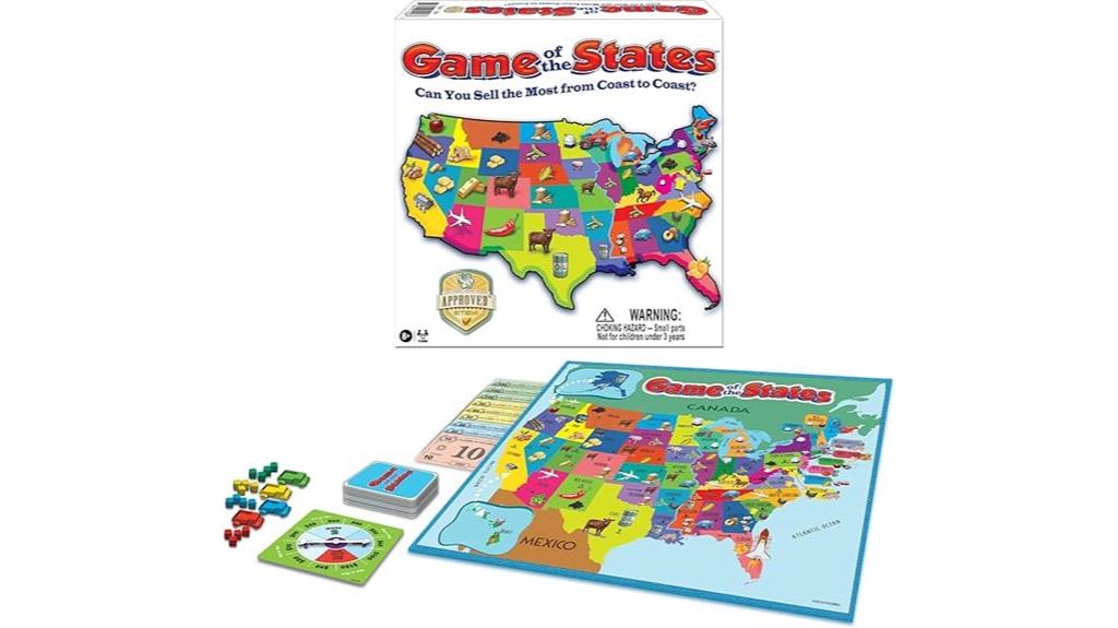 state themed children s board game