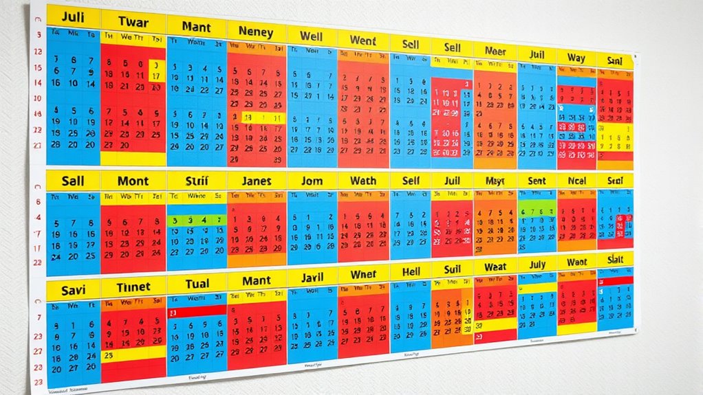 top compliance calendar wall charts