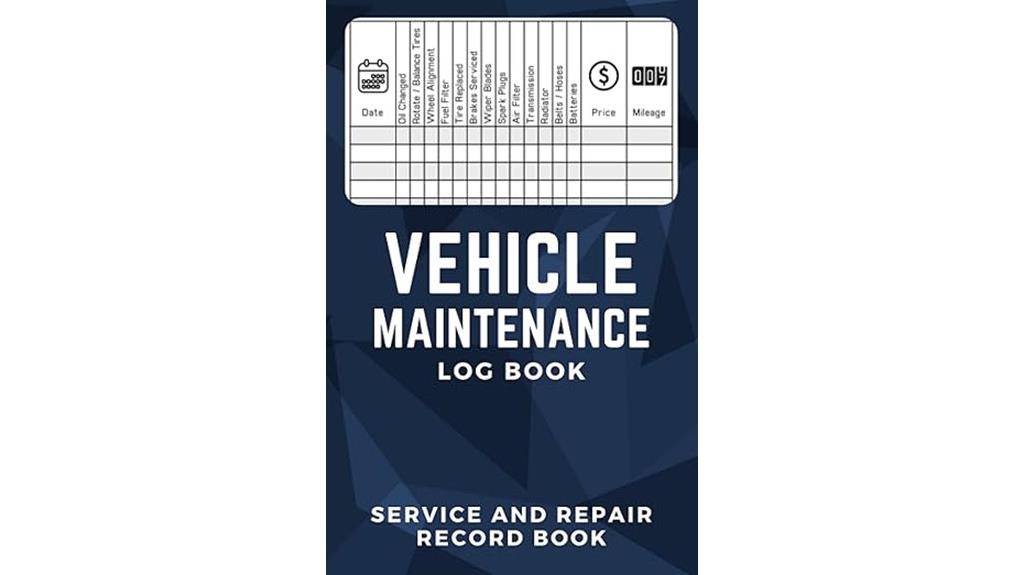 vehicle service record book
