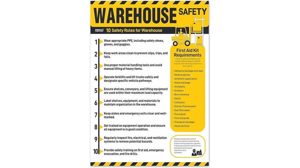 warehouse safety rules