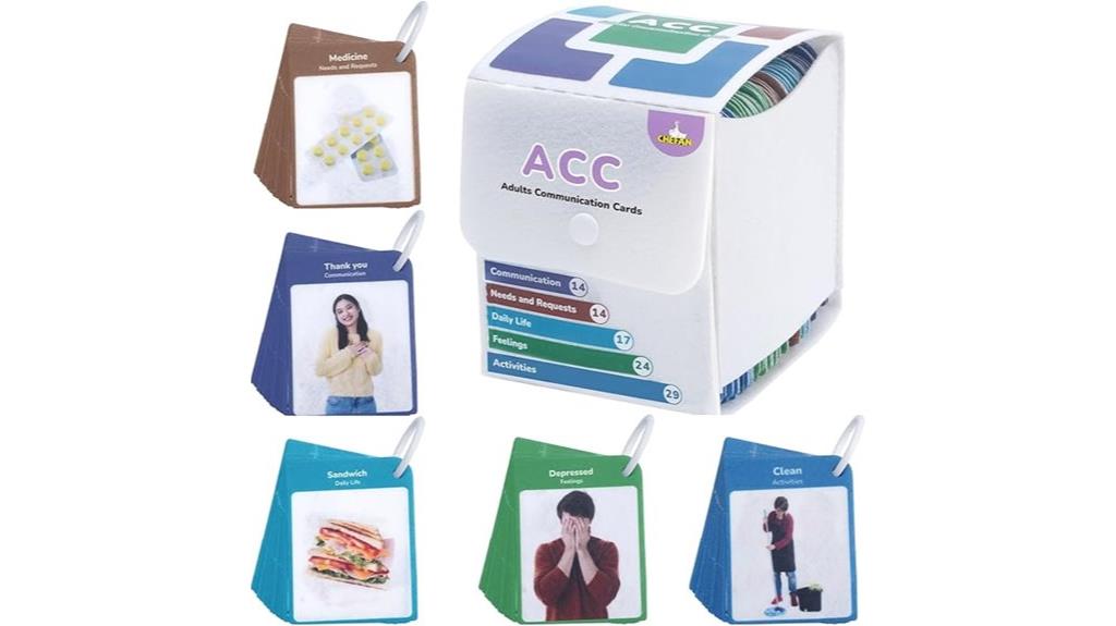 adult communication cards set