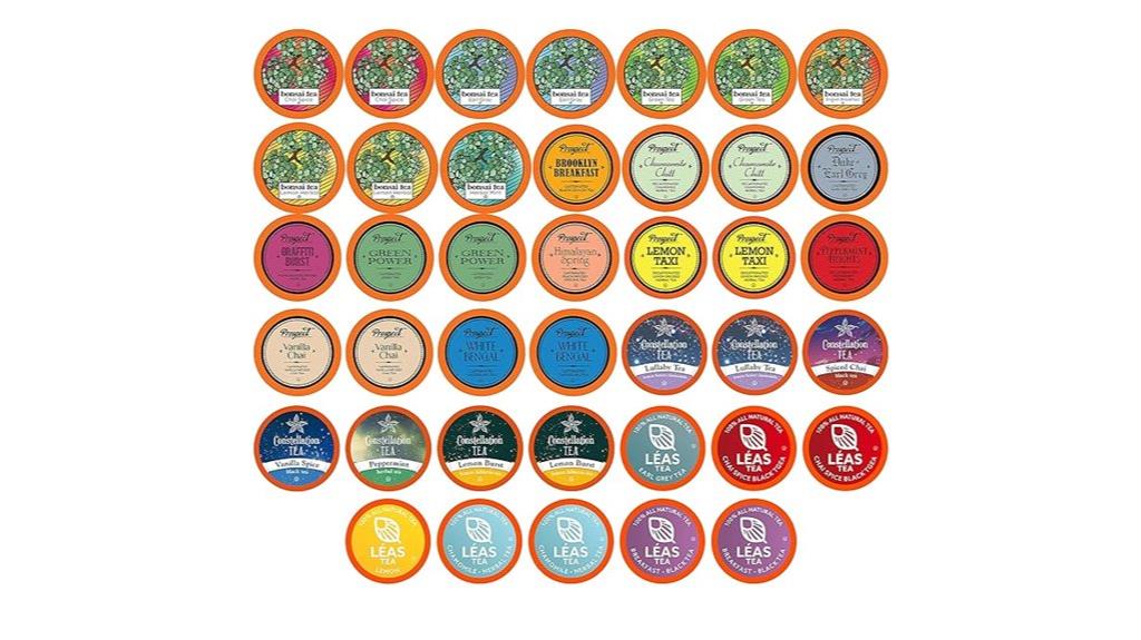 assorted tea k cup pack