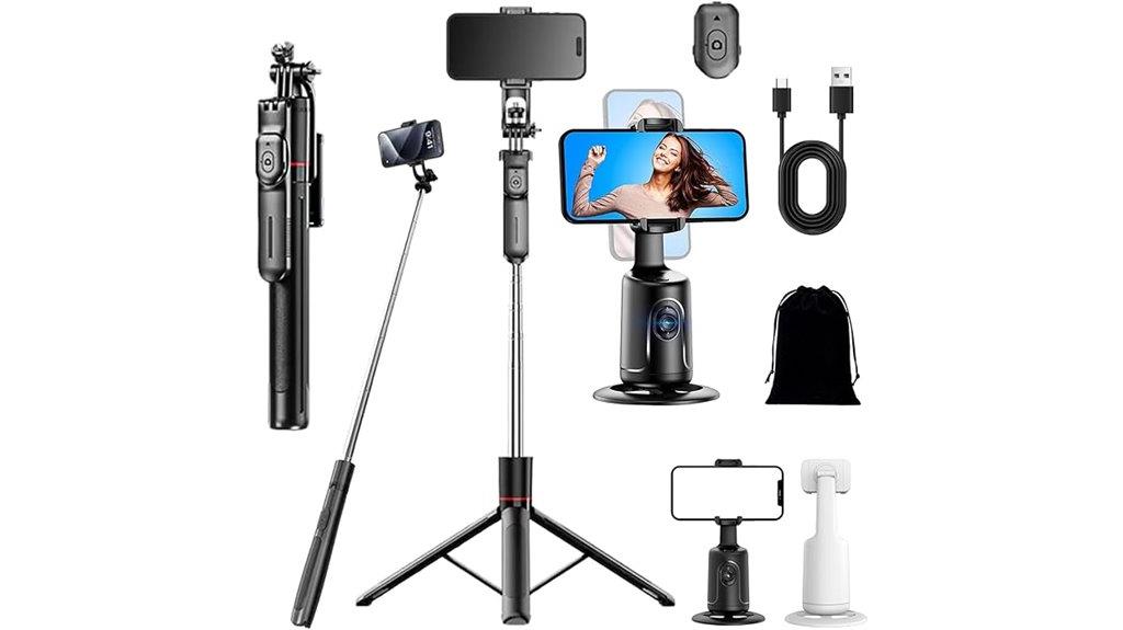 auto face tracking tripod