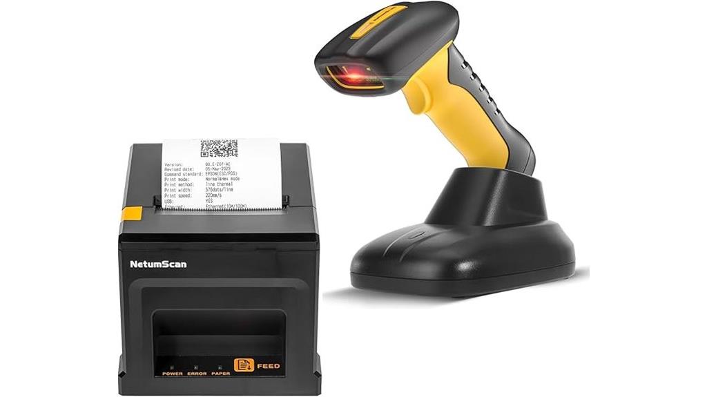bluetooth scanner with printer