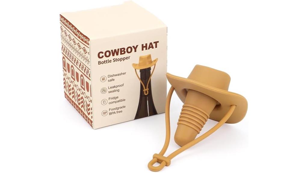 cowboy hat wine stopper