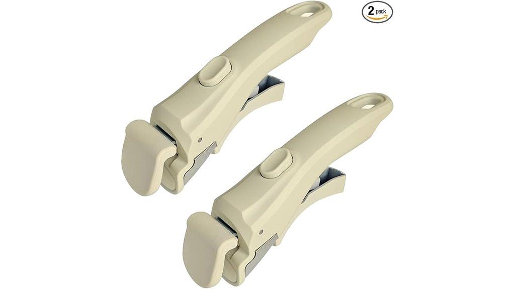 cream white removable handles