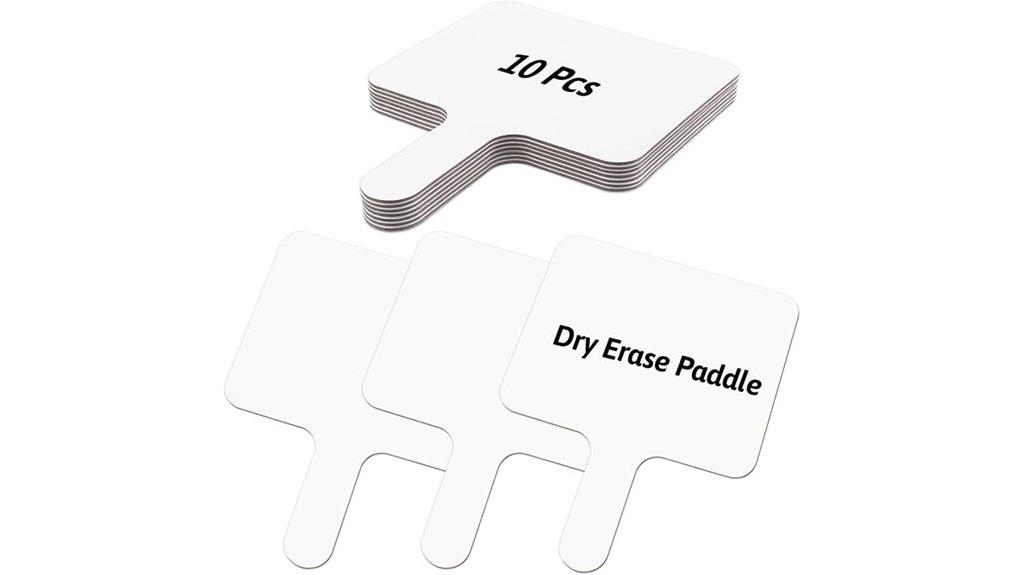 dry erase paddles set