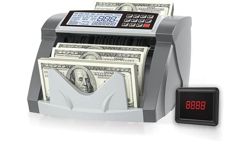 dual motor currency counting