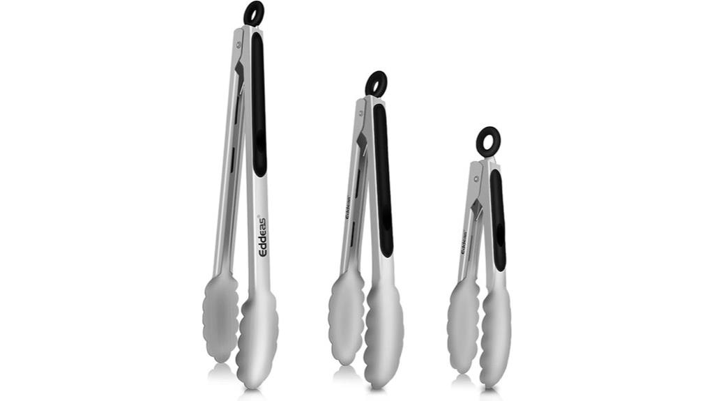 heat resistant stainless steel tongs
