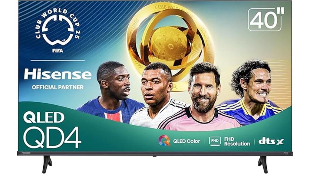 hisense 40 inch qled fire
