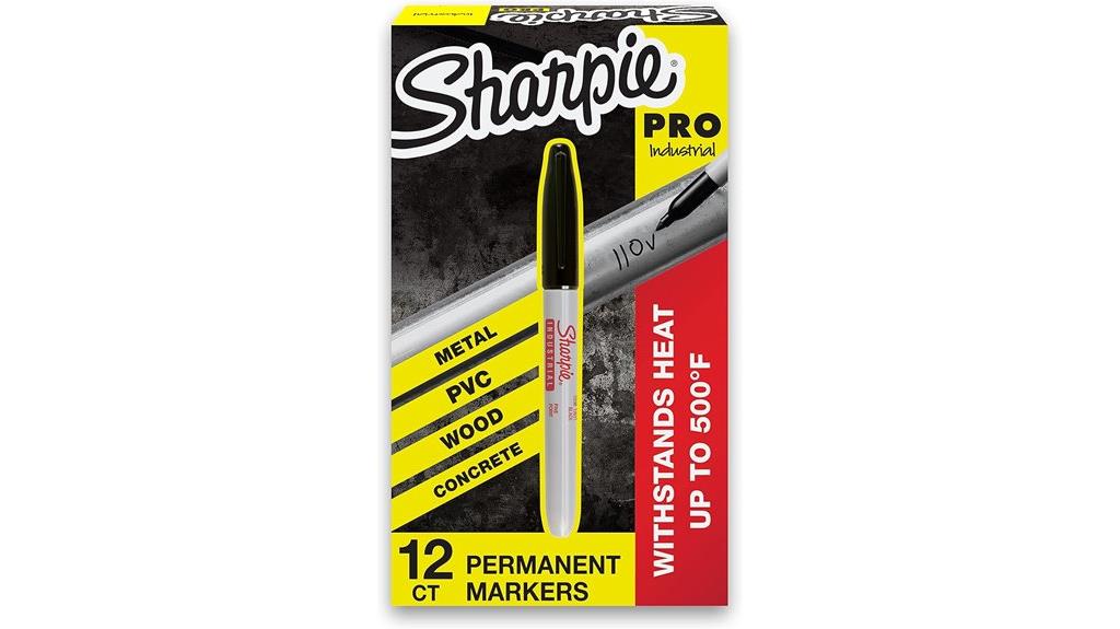 industrial black fine markers