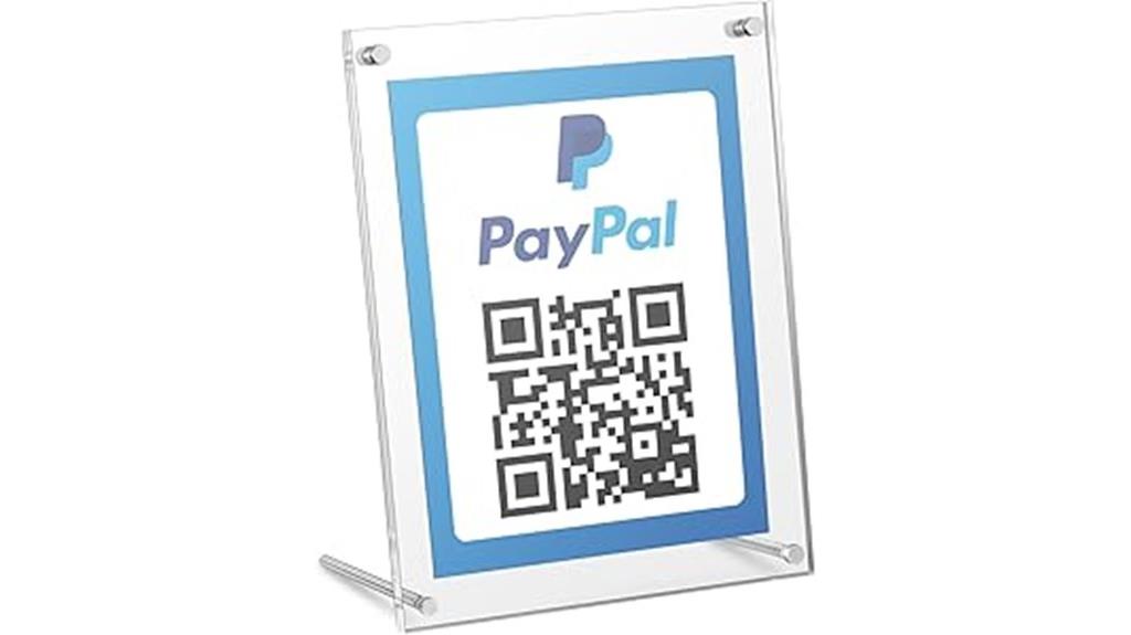 kevenal qr sign stand