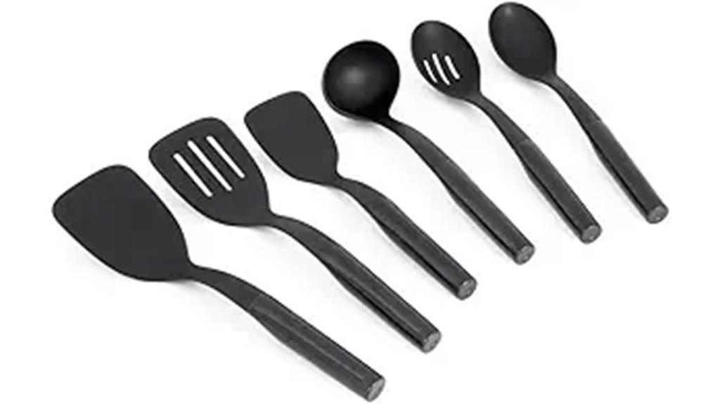 kitchenaid 6 piece black