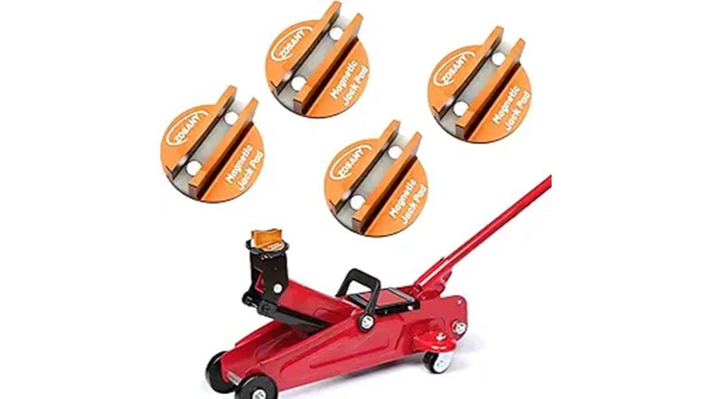magnetic jack pad set