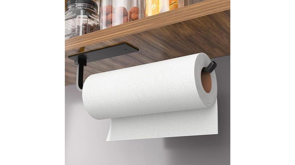 matte black paper holder