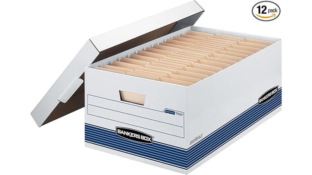 medium duty 12 pack storage boxes