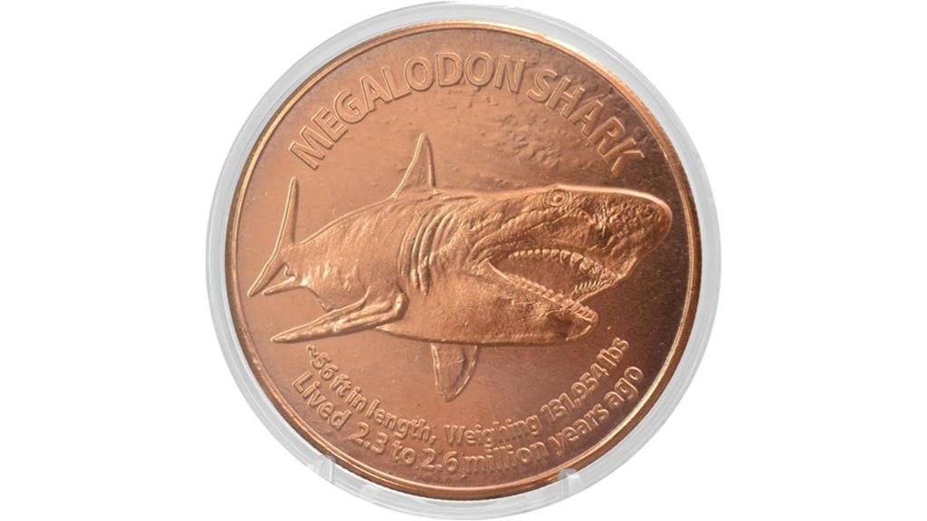 megalodon shark coin
