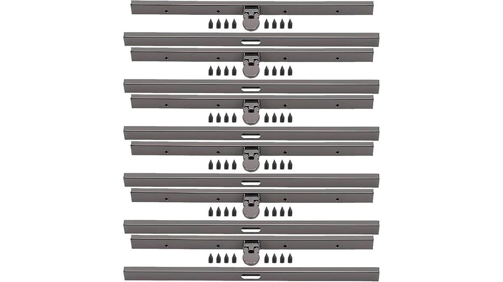 metal wallet frame set