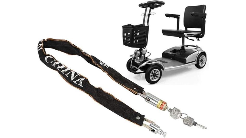motorcycle scooter chain lock