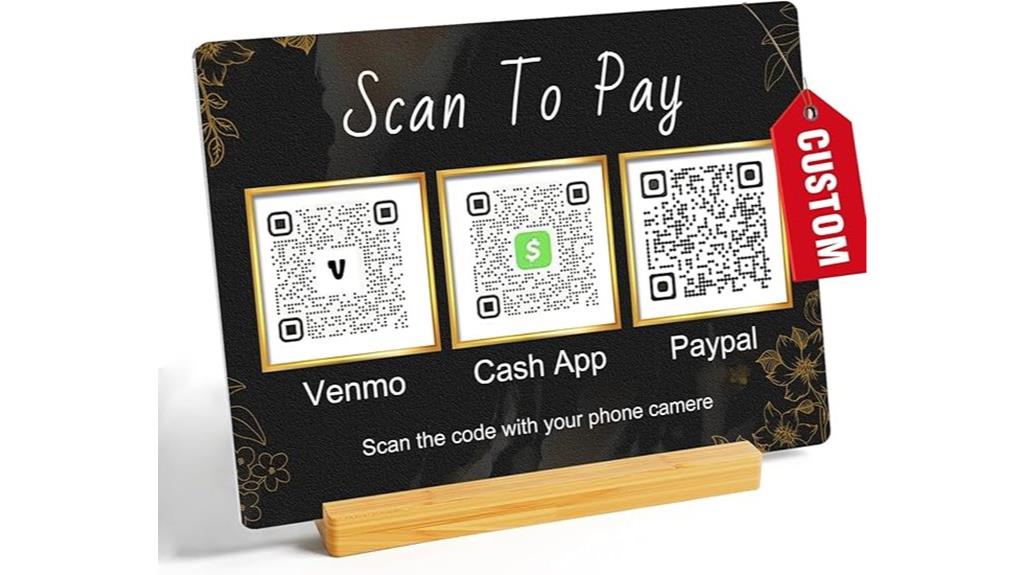 multi platform payment qr sign