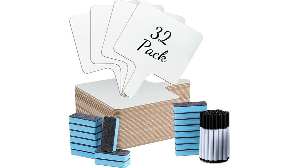 multiple classroom dry erase boards