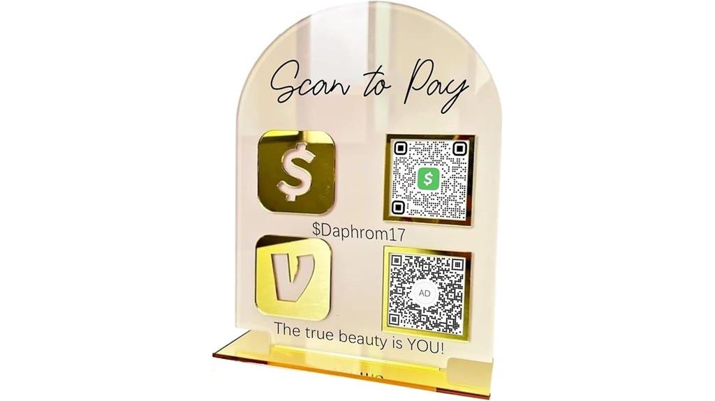 personalized business qr sign