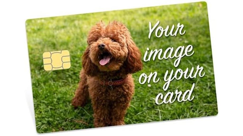 personalized usa credit card sticker