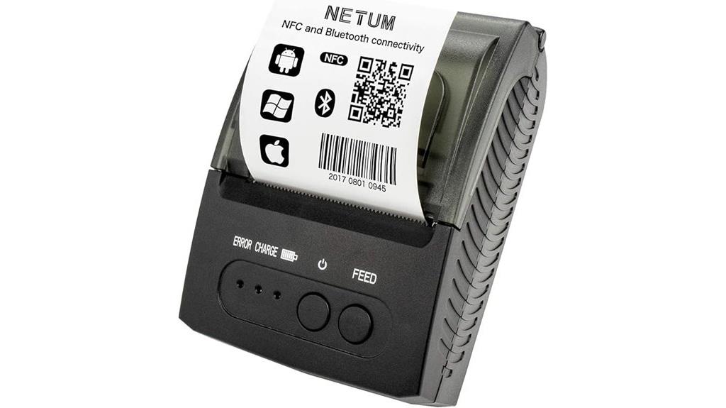 portable bluetooth mini printer