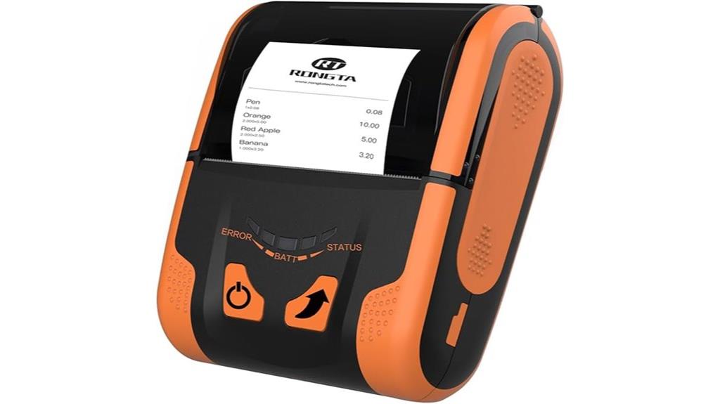 portable thermal receipt printer