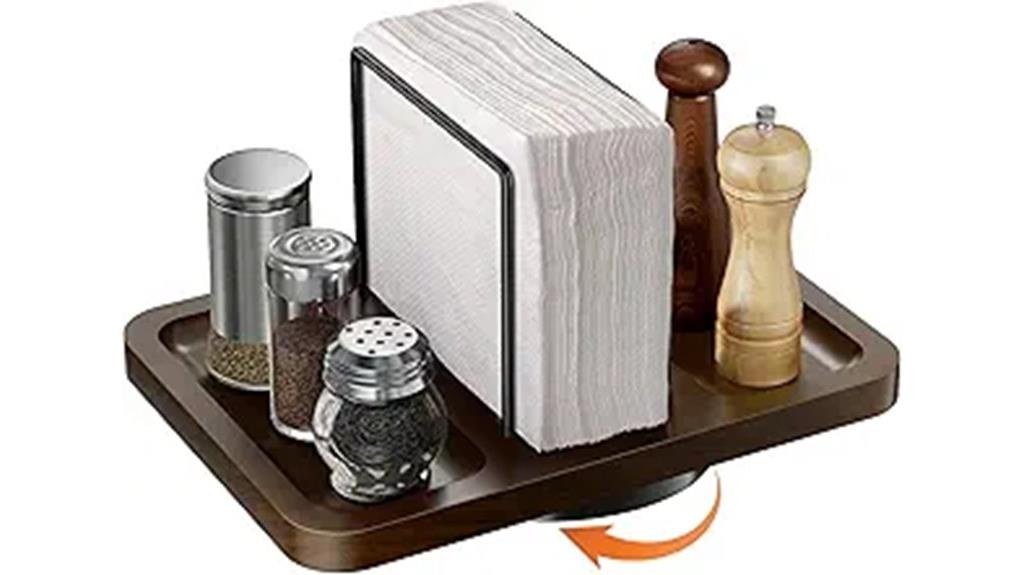 rotating napkin and shakers