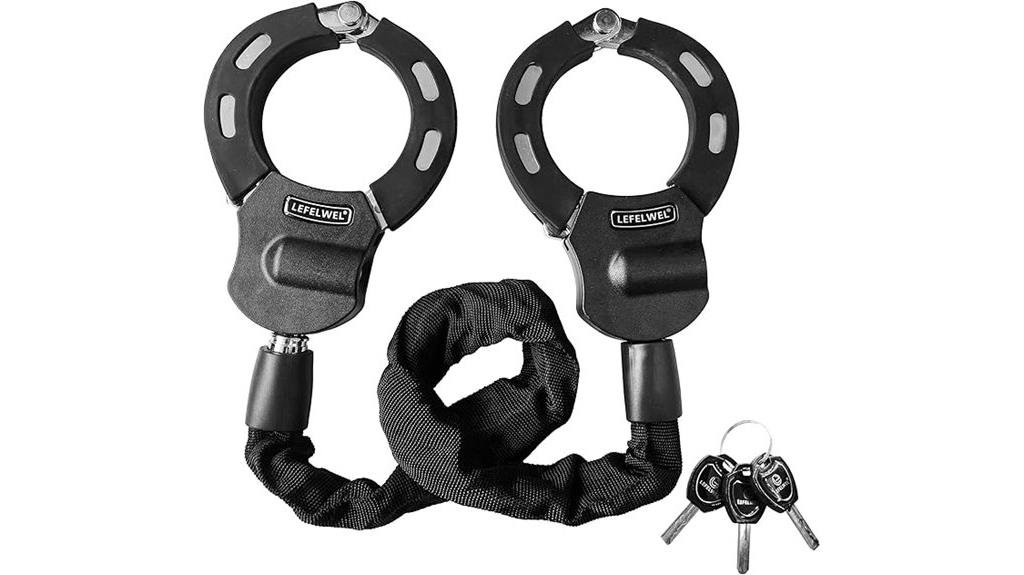 secure bike chain lock