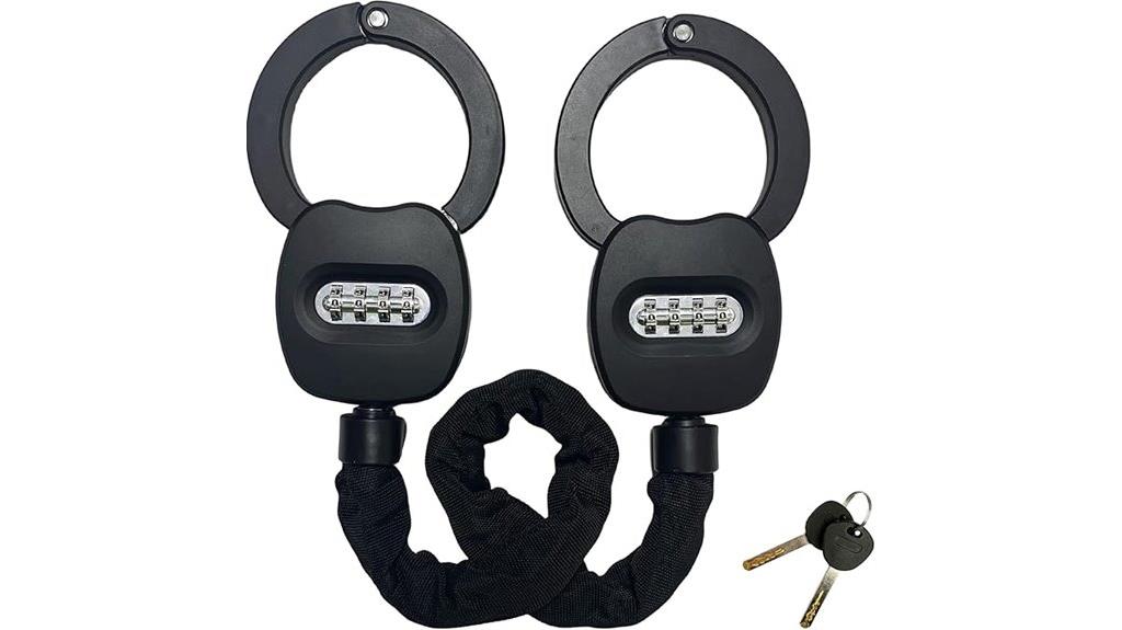 secure scooter with combo