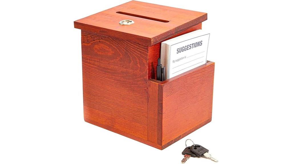 secure suggestion box set