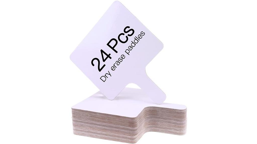 set of 24 answer paddles