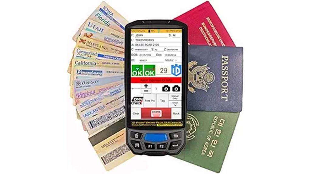 smart id and passport scanner