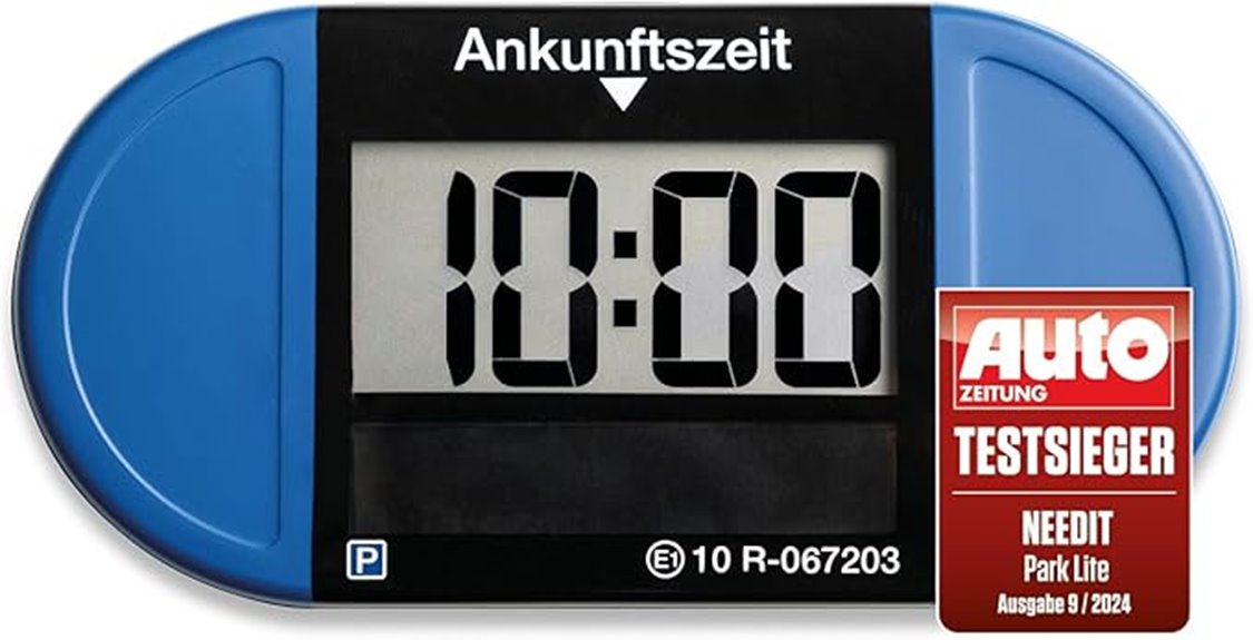 solar powered automatic parking disc