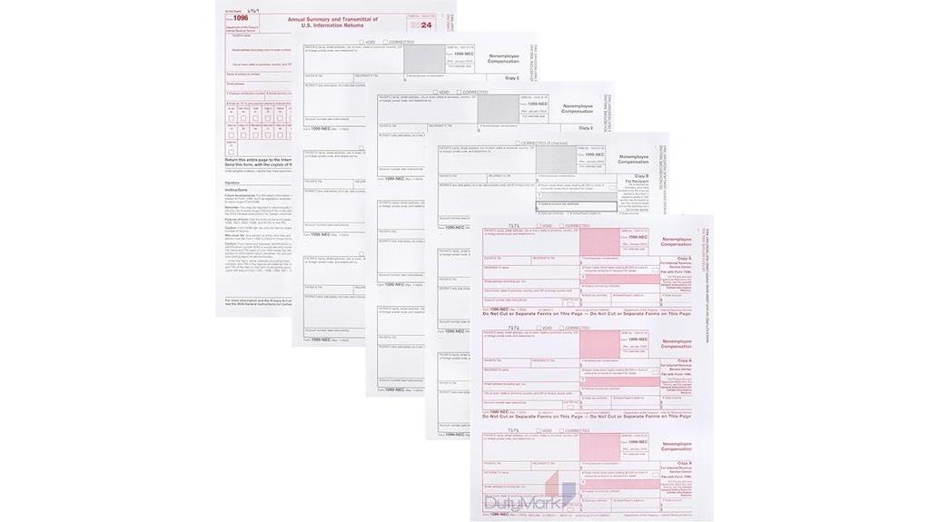 tax form vendor kit