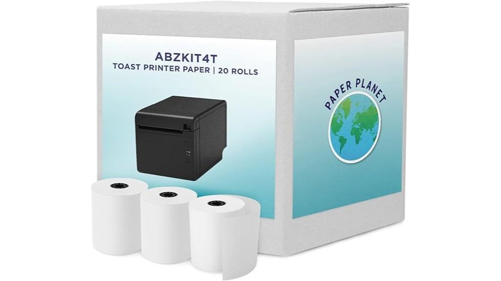 thermal paper rolls toast