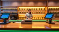 top cannabis dispensary cash counters