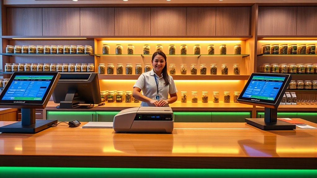 top cannabis dispensary cash counters